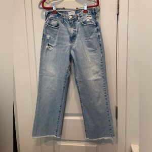 FRAME Women’s Le Jane Cropped, Blue, Size 29